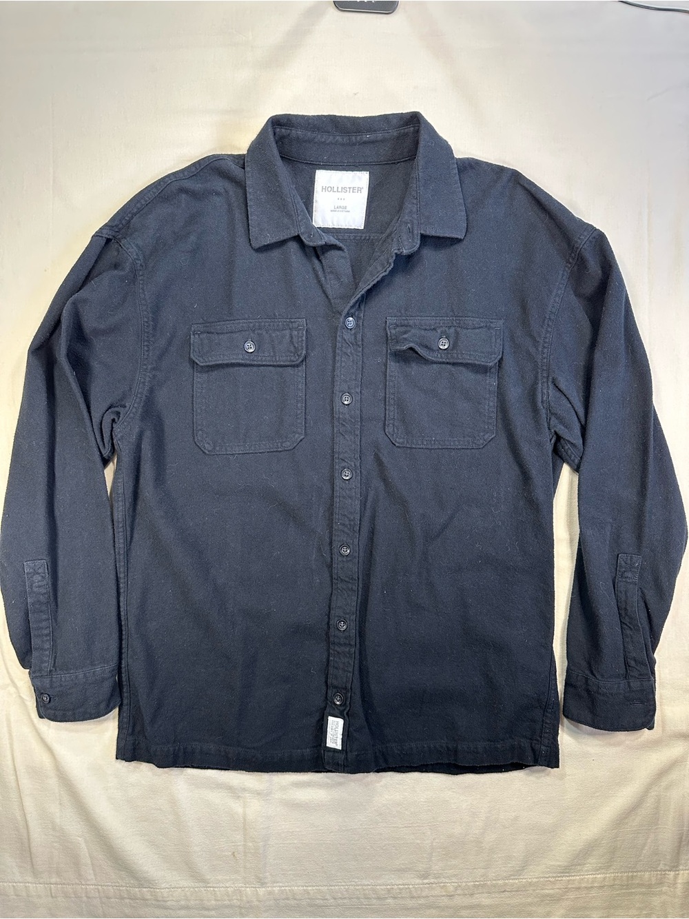 Hollister Co. Men's Cotton Utility Button-Down Shirt Jacket / Shacket